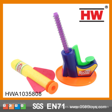 (Naranja, verde, azul) Funny al aire libre de 19 cm EVA Rocket Toy